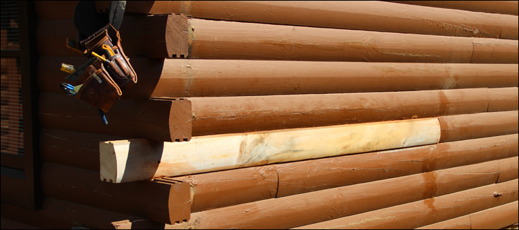 Log Home Damage Repair  Stem,  North Carolina