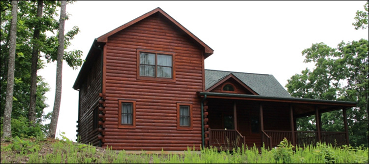 Professional Log Home Borate Application  Granville County,  North Carolina