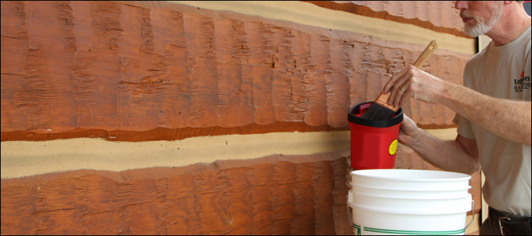 Professional Log Home Staining  Butner,  North Carolina